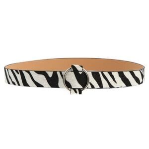 6428 Zebra Pattern Belt For Women Imitation Leather Wide Waist